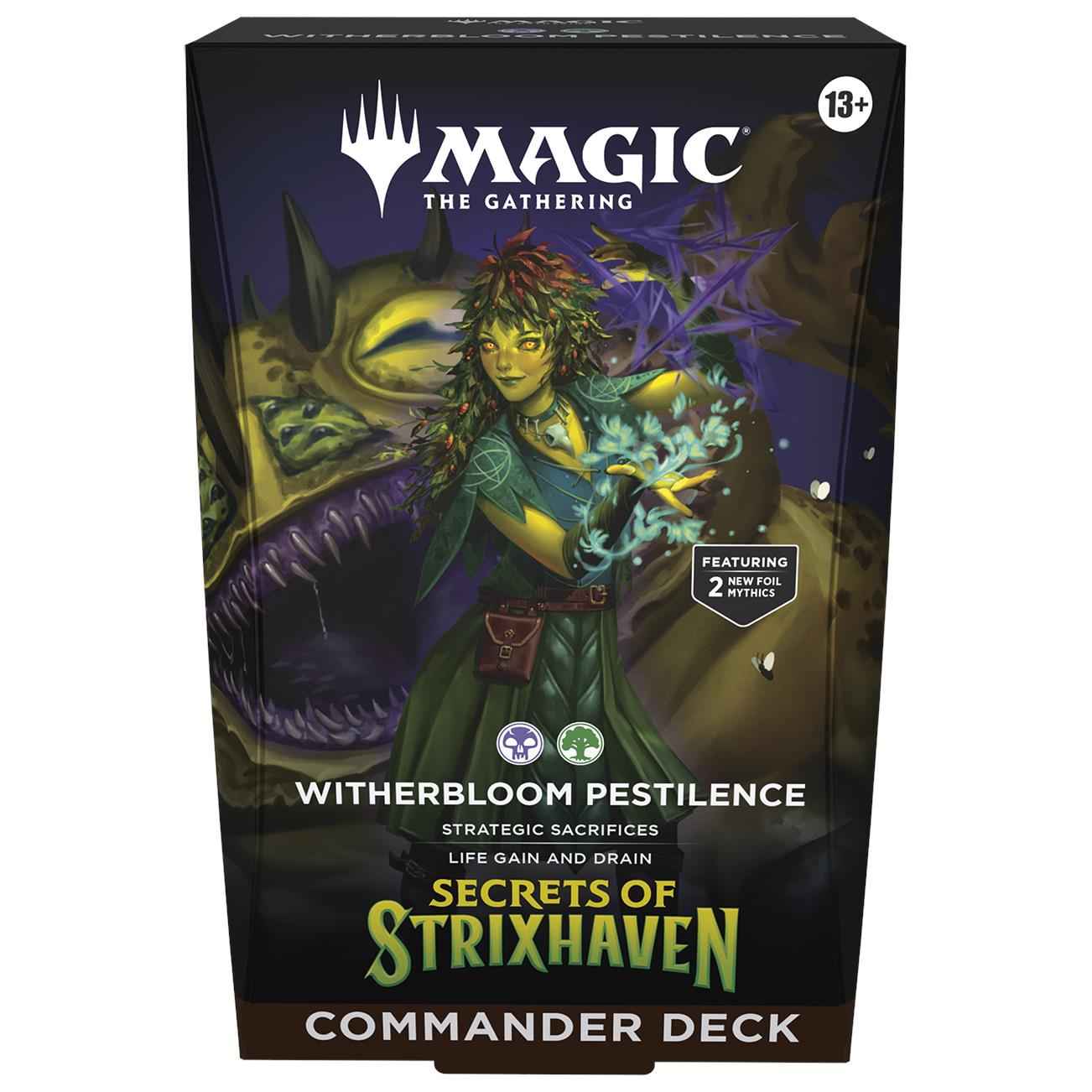 Magic The Gathering Trading Card Game - Secrets Of Strixhaven Commander Deck (Assorted Styles)