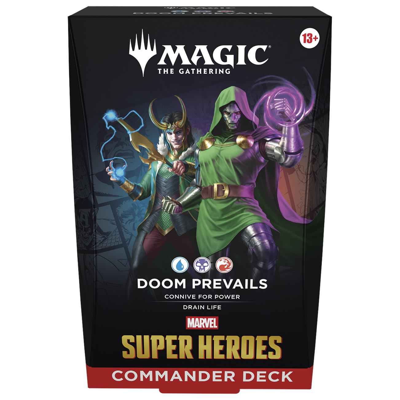 Magic The Gathering Trading Card Game - Marvel Super Heroes Commander Deck (Assorted Styles)