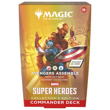 Magic The Gathering Trading Card Game - Marvel Super Heroes - Commander Deck Collector's Edition (Assorted Styles)