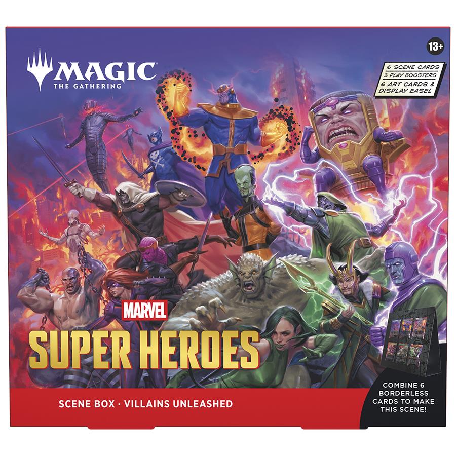 Magic The Gathering Trading Card Game - Marvel Super Heroes Scene Box (Assorted Styles)