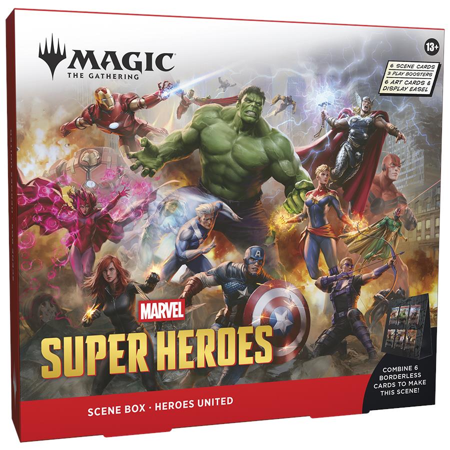 Magic The Gathering Trading Card Game - Marvel Super Heroes Scene Box (Assorted Styles)