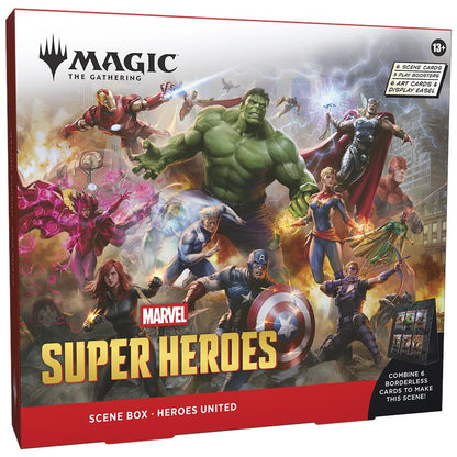Magic The Gathering Trading Card Game - Marvel Super Heroes Scene Box (Assorted Styles)