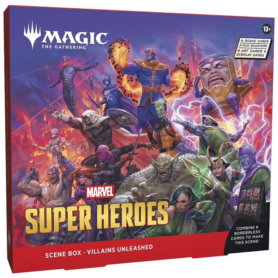 Magic The Gathering Trading Card Game - Marvel Super Heroes Scene Box (Assorted Styles)