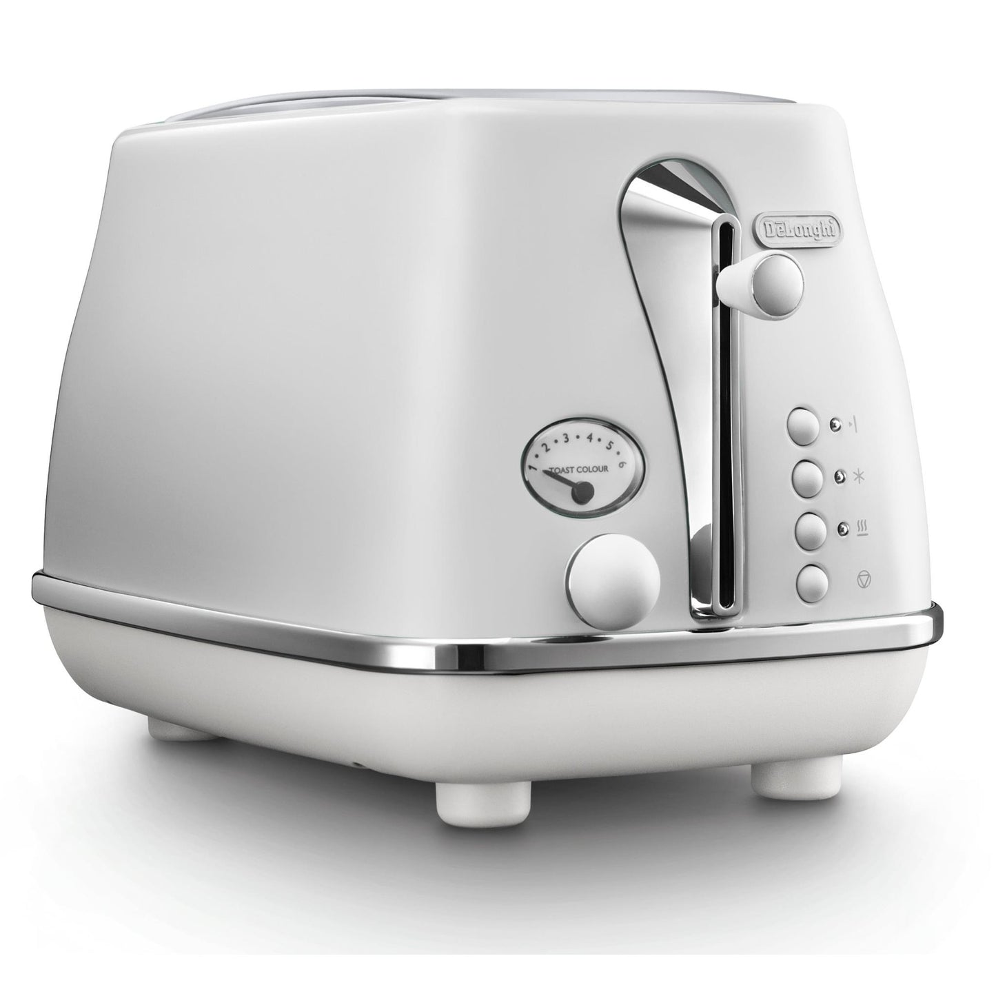 De'Longhi CTOC2003W Icona Capitals 2 Slice Toaster (Sydney White)