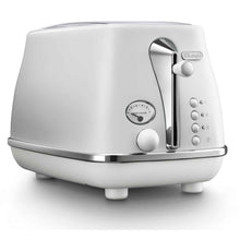De'Longhi CTOC2003W Icona Capitals 2 Slice Toaster (Sydney White)