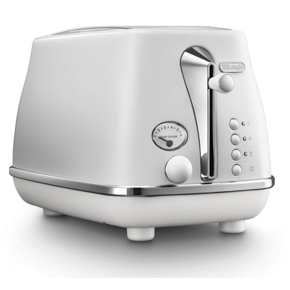 De'Longhi CTOC2003W Icona Capitals 2 Slice Toaster (Sydney White)