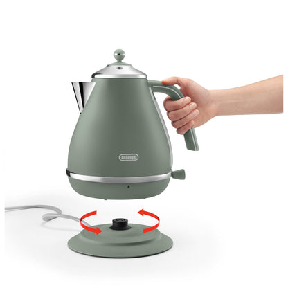 De'Longhi KBOC2001BK Icona Capitals 1.7L Kettle (Copenhagen Green)