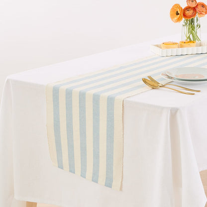 Blue Stripe Table Runner