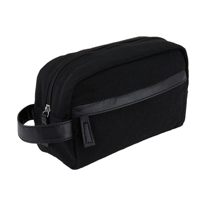 Canvas Washbag - Black