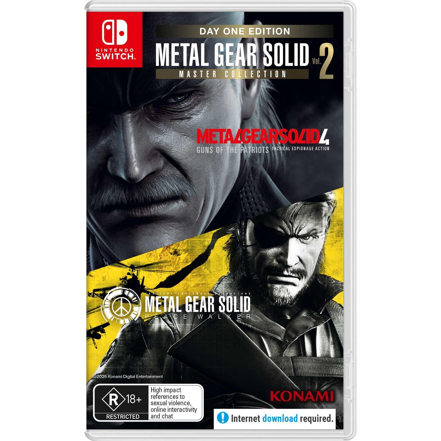 METAL GEAR SOLID: MASTER COLLECTION Vol. 2  Day 1 Edition