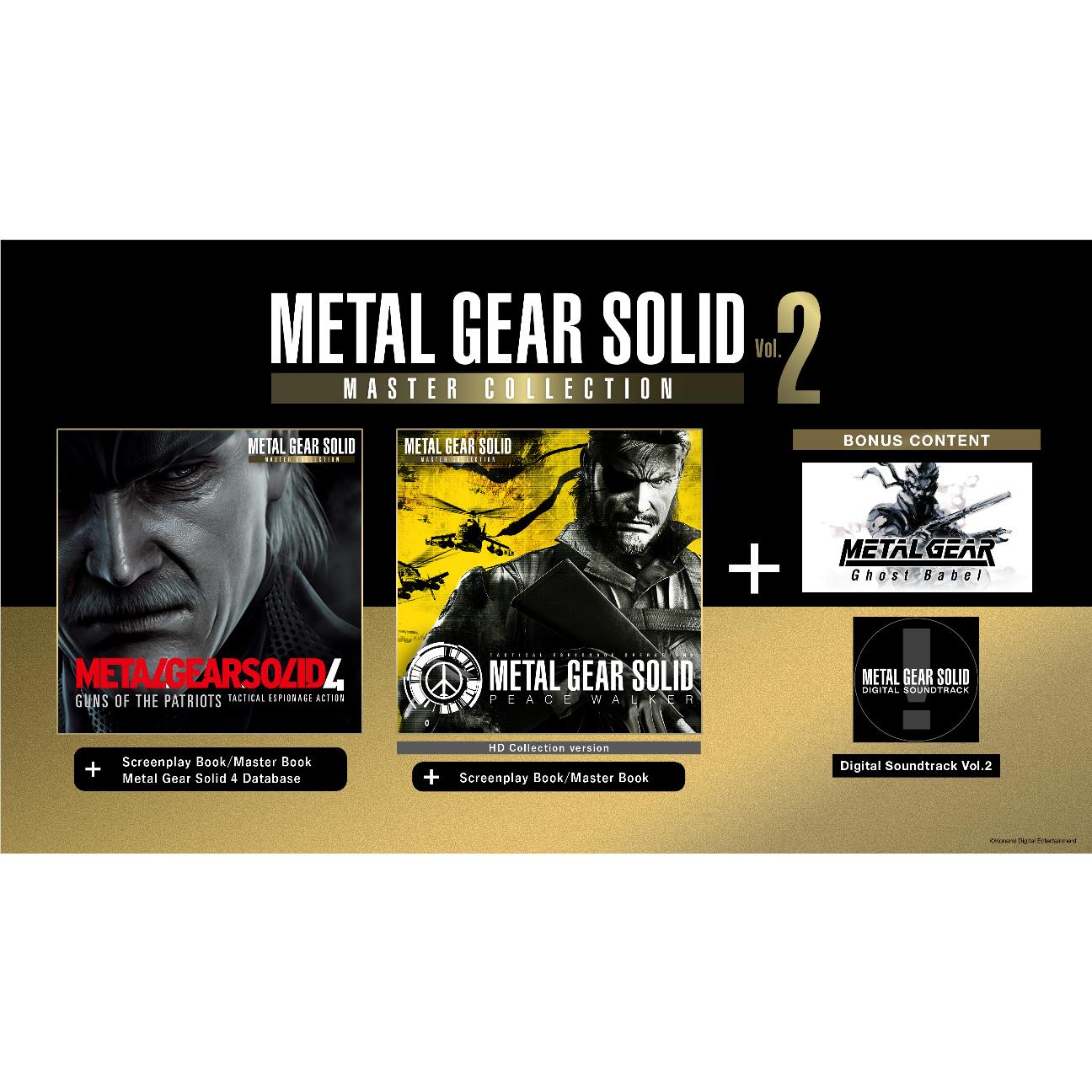 METAL GEAR SOLID: MASTER COLLECTION Vol. 2  Day 1 Edition