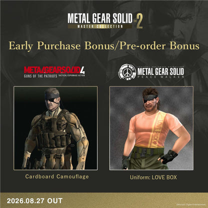 METAL GEAR SOLID: MASTER COLLECTION Vol. 2  Day 1 Edition