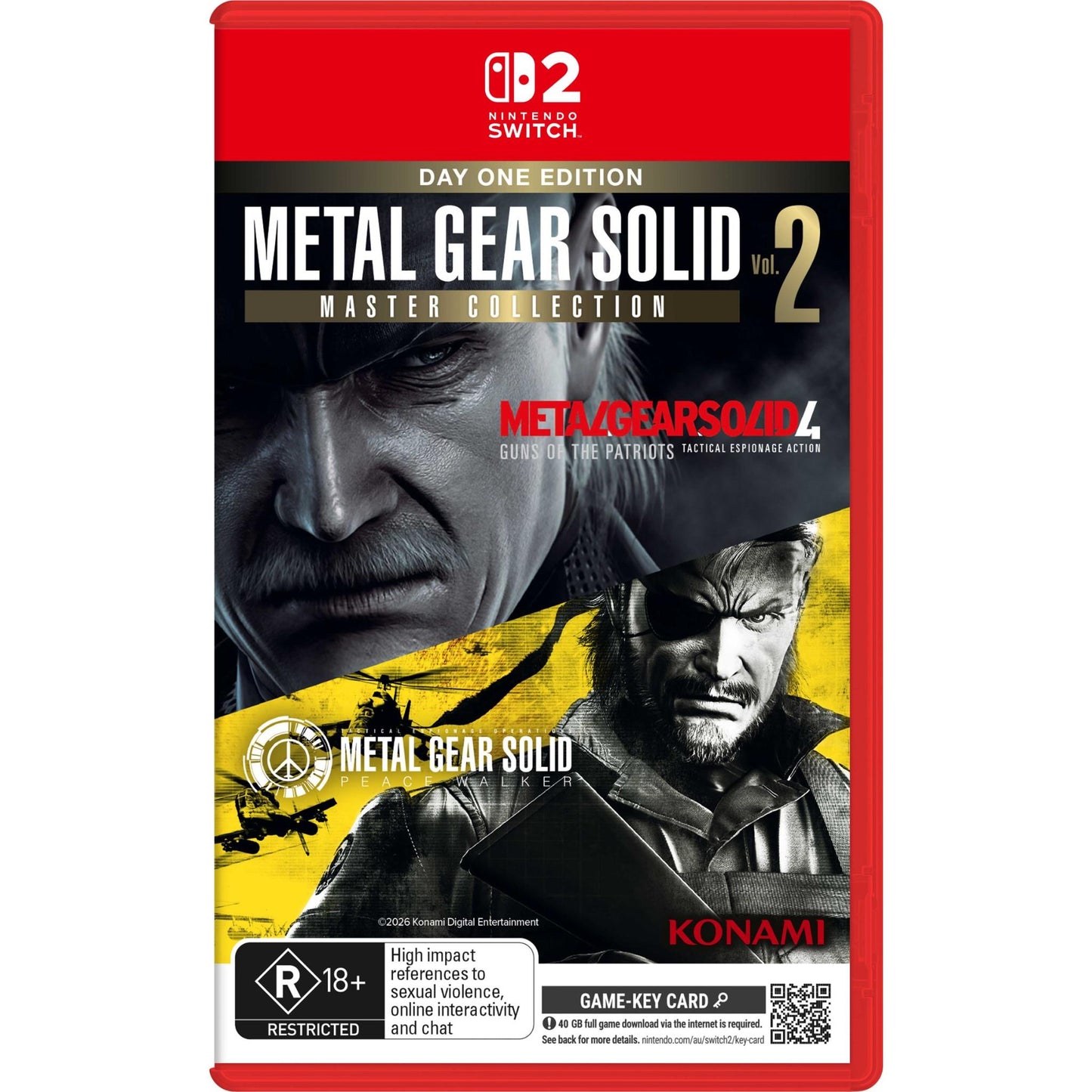 METAL GEAR SOLID: MASTER COLLECTION Vol. 2  Day 1 Edition