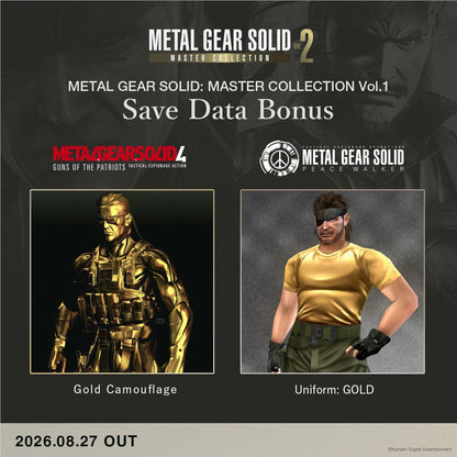 METAL GEAR SOLID: MASTER COLLECTION Vol. 2  Day 1 Edition