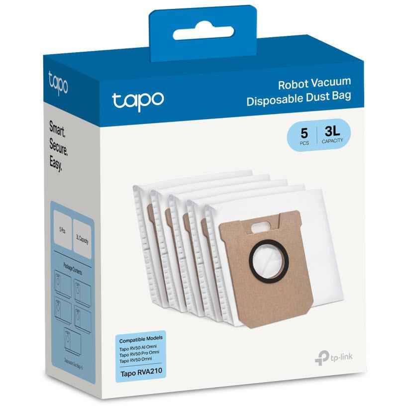 Tapo Robot Vacuum Disposable Dust Bag (5 Pcs) [Suits RV50 series]