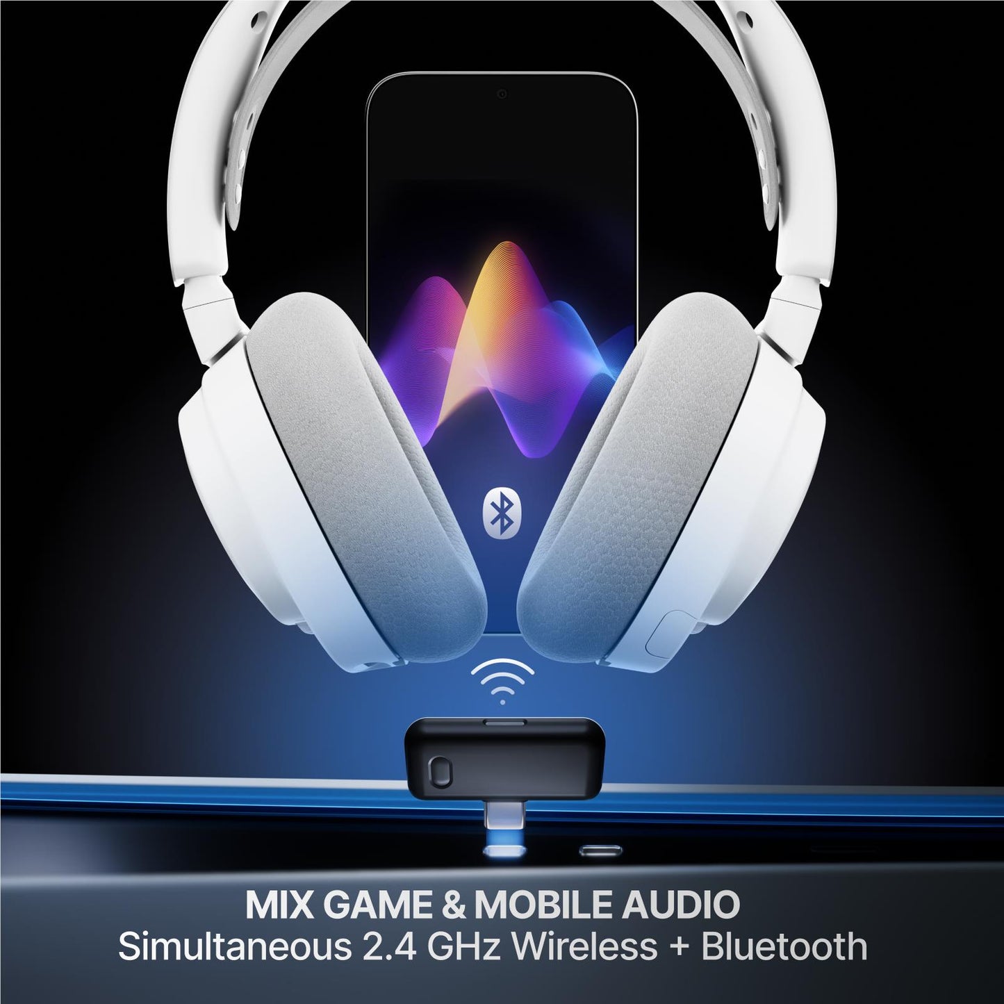 SteelSeries Arctis Nova 7P Gen 2 Wireless Gaming Headset (White)