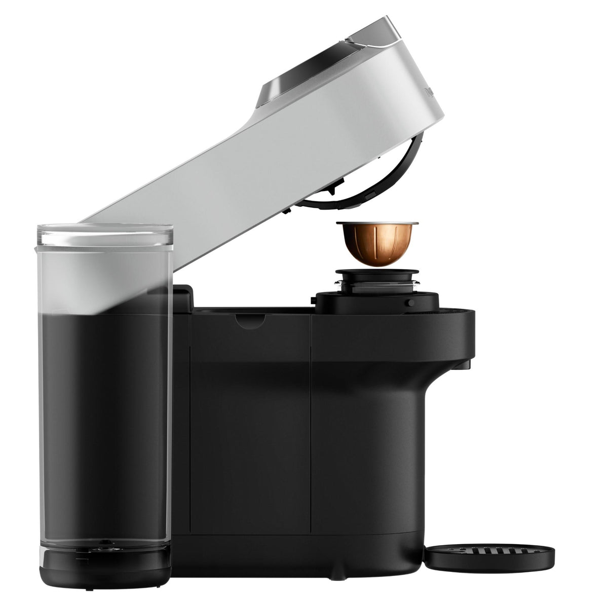 De'Longhi Nespresso Vertuo Pop+ Deluxe Capsule Coffee Machine Bundle (Silver)