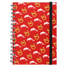 NRL - Dolphins Hardcover A5 Spiral Notebook
