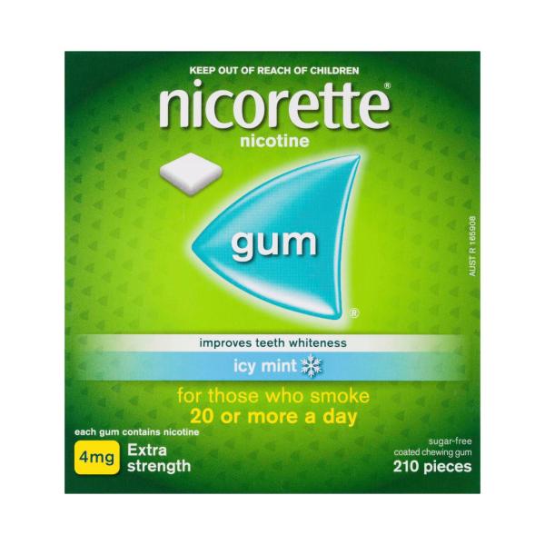 NICORETTE GUM ICY MINT 4MG 210PK