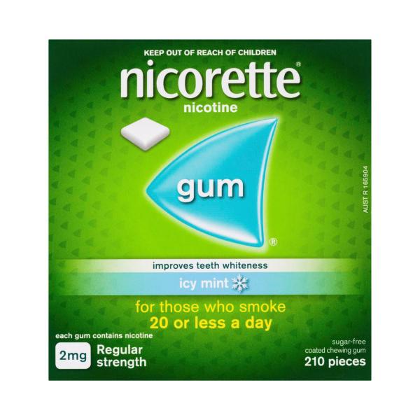 NICORETTE GUM ICY MINT 2MG 210PK