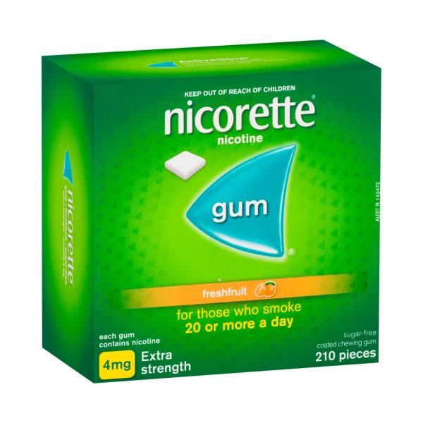 NICORETTE FRESH FRUIT 4MG 210PK
