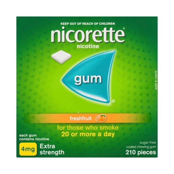 NICORETTE FRESH FRUIT 4MG 210PK