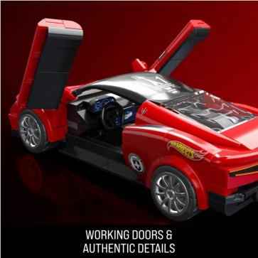 Mattel Brick Shop Hot Wheels Maserati MC20 (250 pieces)
