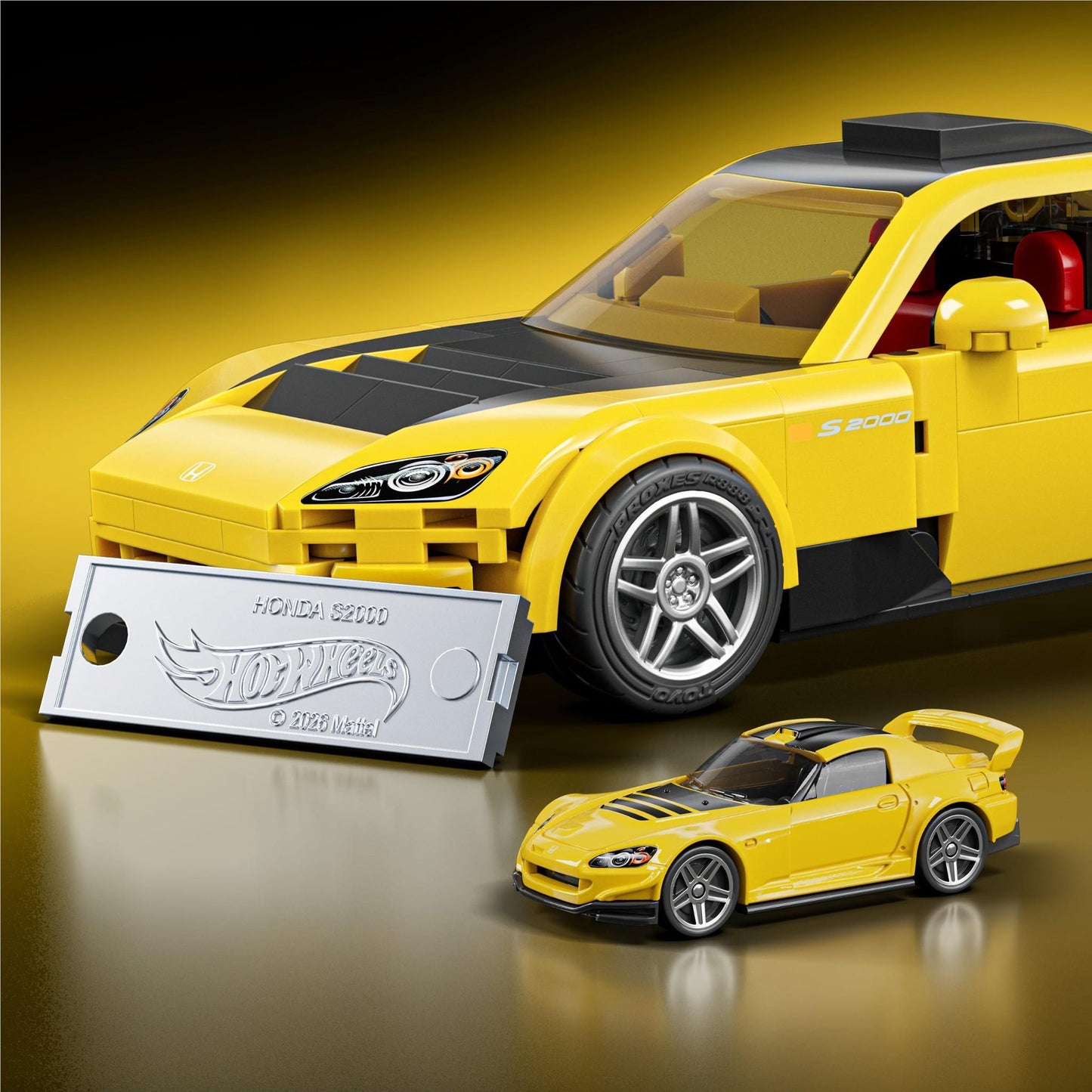 Mattel Brick Shop Hot Wheels '07 Honda S2000 (257 pieces)