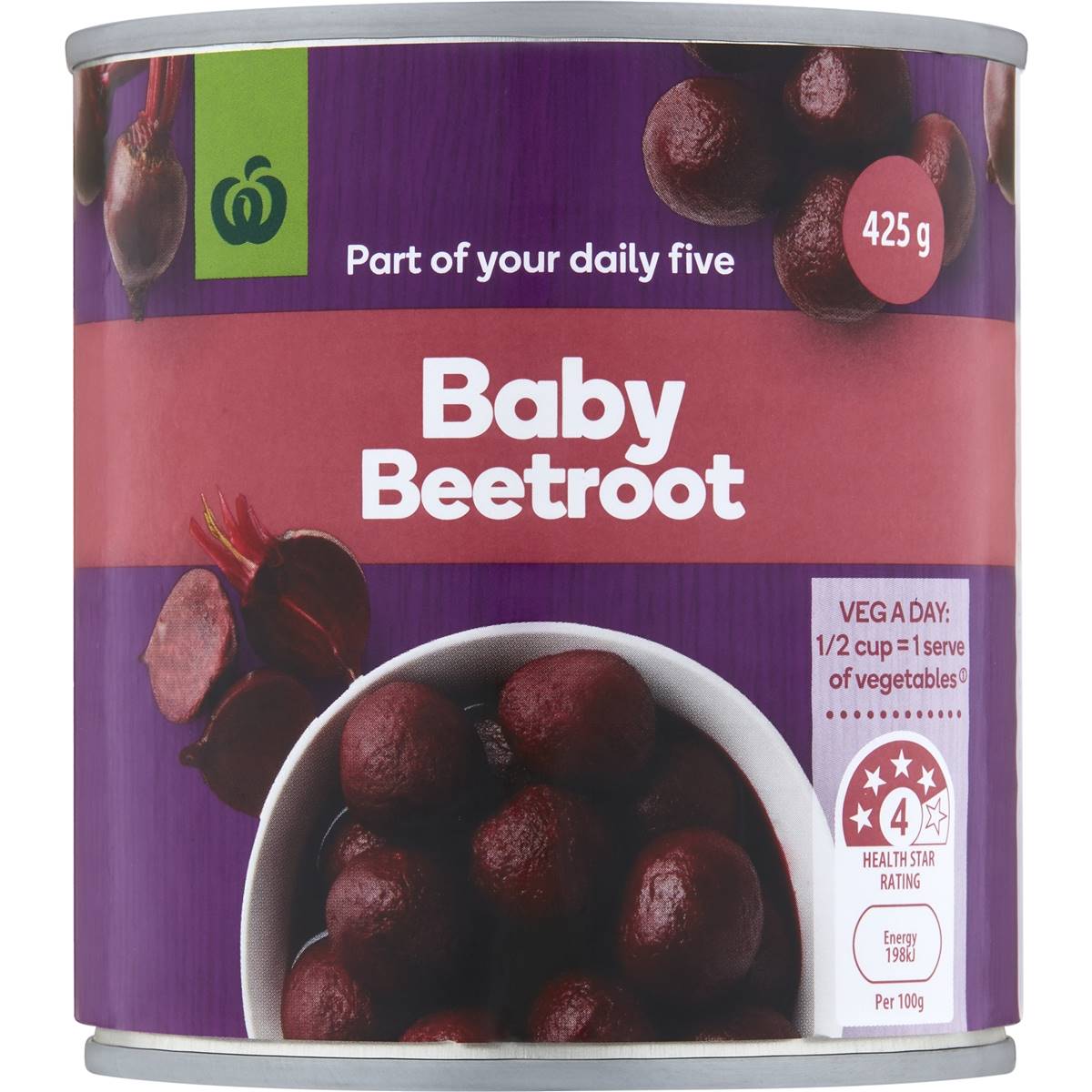 Woolworths Baby Beetroot 425g
