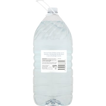 Woolworths Spring Water 4L