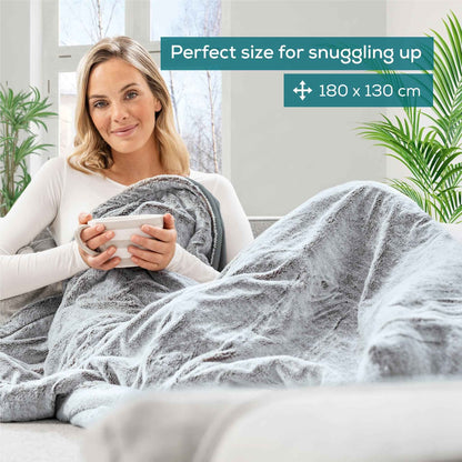 Beurer HD75NGP Super Cosy Heated Throw (Dark Grey)