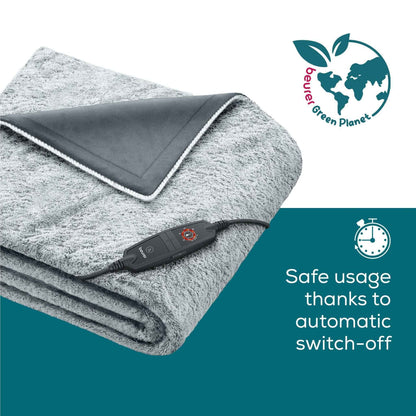 Beurer HD75NGP Super Cosy Heated Throw (Dark Grey)