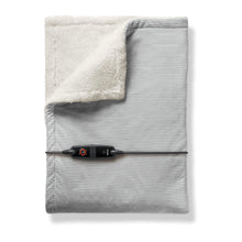 Beurer Corduroy Heated Throw (Light Grey)