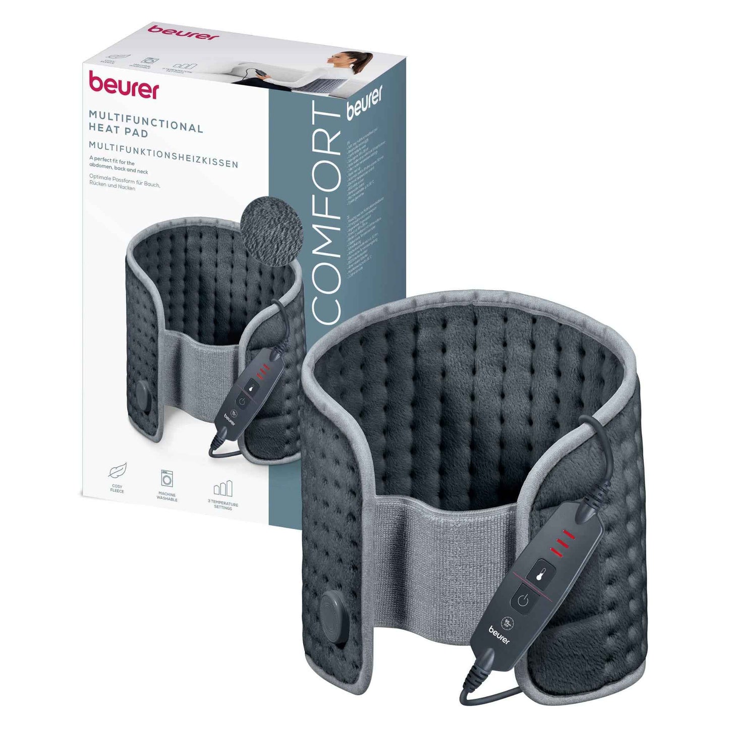 Beurer HK60 Super Cosy Abdominal & Back Heating Pad