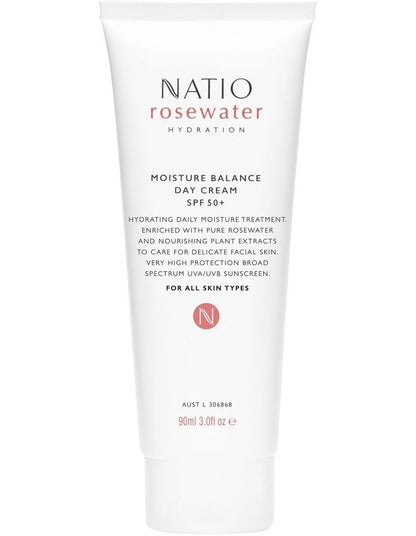 Rosewater Hydration Moisture Balance SPF 50+ Day Cream 90ml