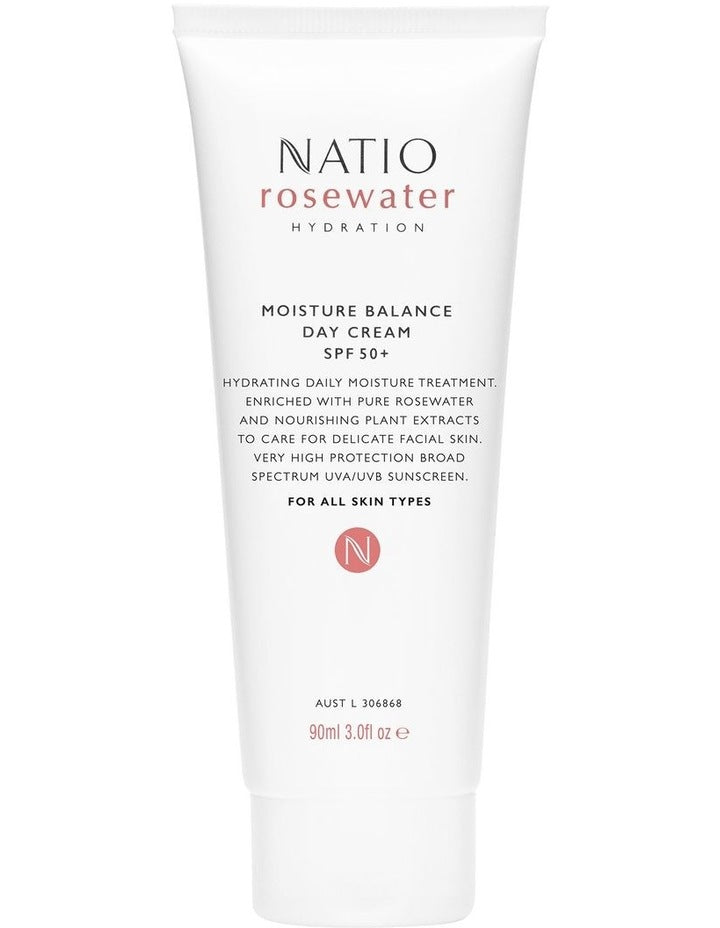 Rosewater Hydration Moisture Balance SPF 50+ Day Cream 90ml