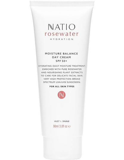 Rosewater Hydration Moisture Balance SPF 50+ Day Cream 90ml