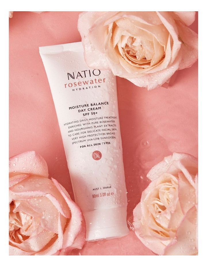 Rosewater Hydration Moisture Balance SPF 50+ Day Cream 90ml