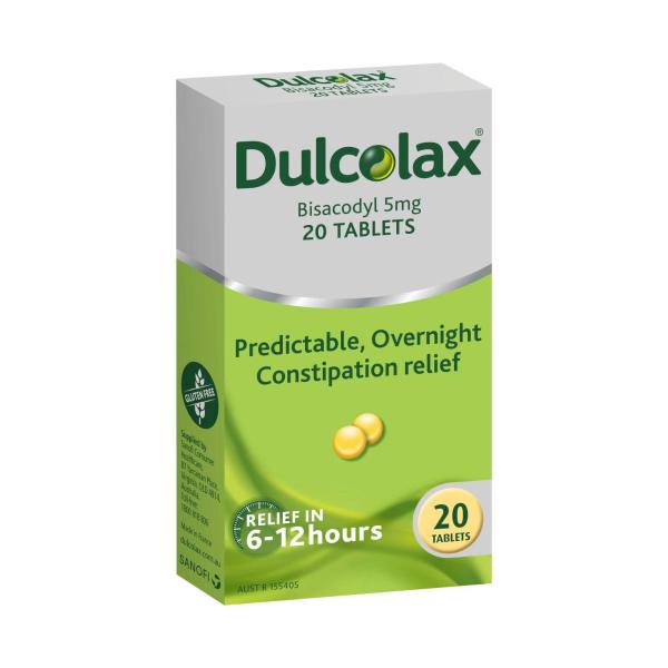 DULCOLAX CONSTIPATION RELIEF 5MG 20PK