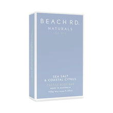 BEACH RD NATURALS BODY BAR SEA SALT & COASTAL CITRUS 150G