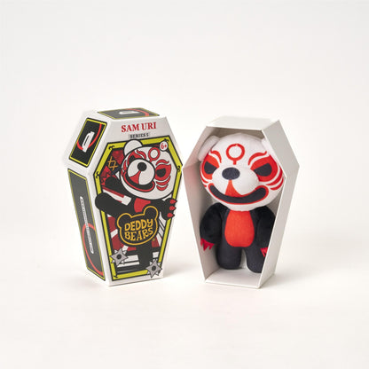 Sam Uri Bear Deddy Bear Plush In Coffin