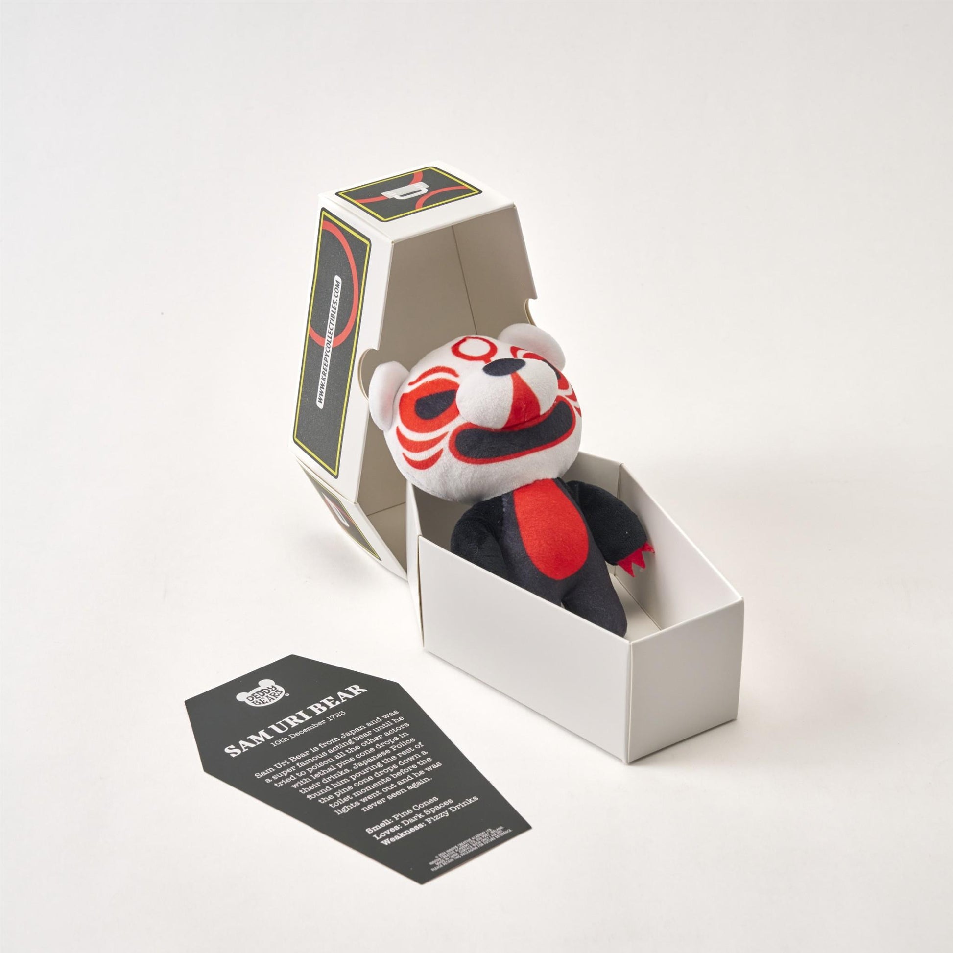 Sam Uri Bear Deddy Bear Plush In Coffin