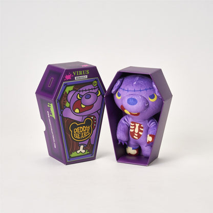 Virus Deddy Bear Plush In Coffin
