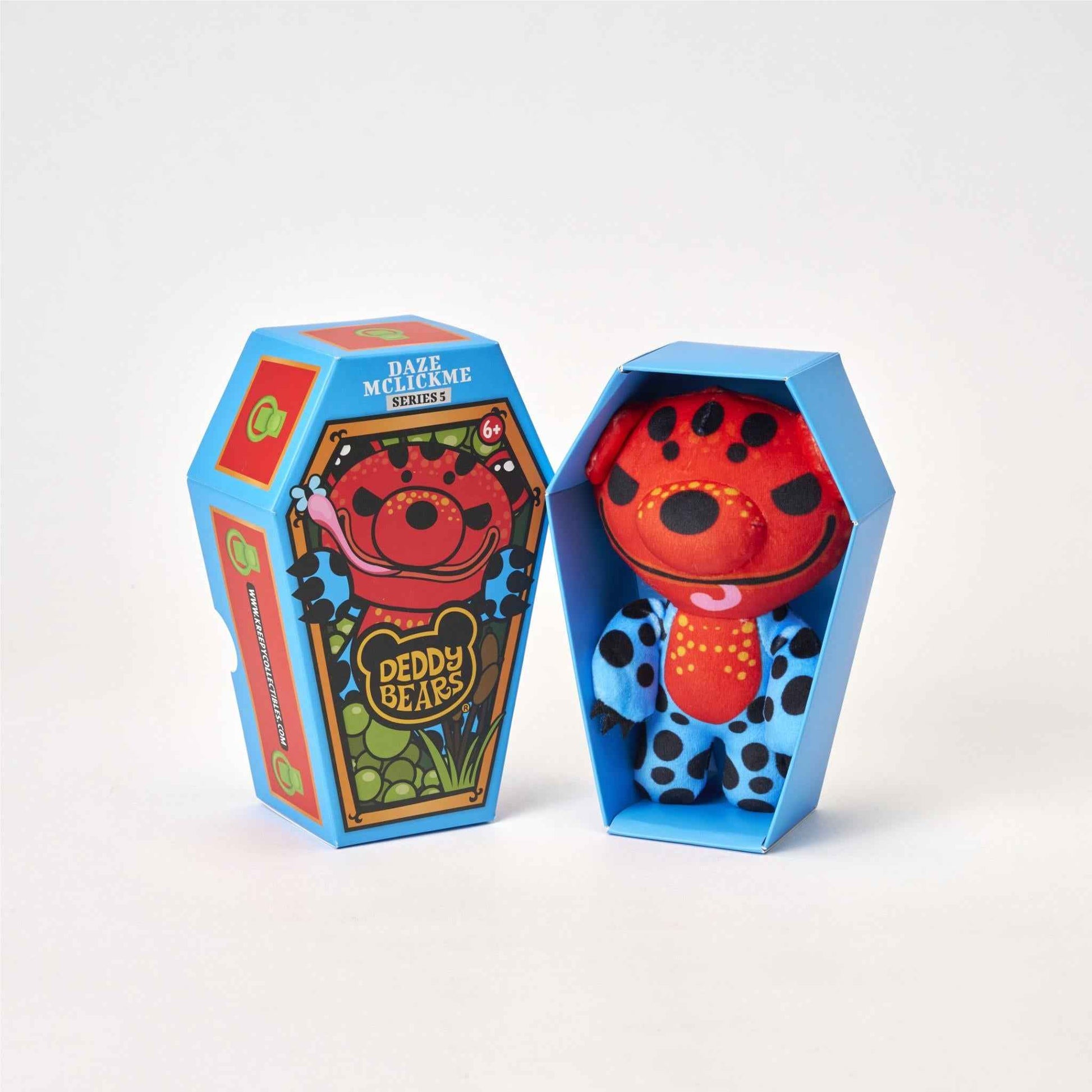 Daze McLick Me Deddy Bear Plush In Coffin