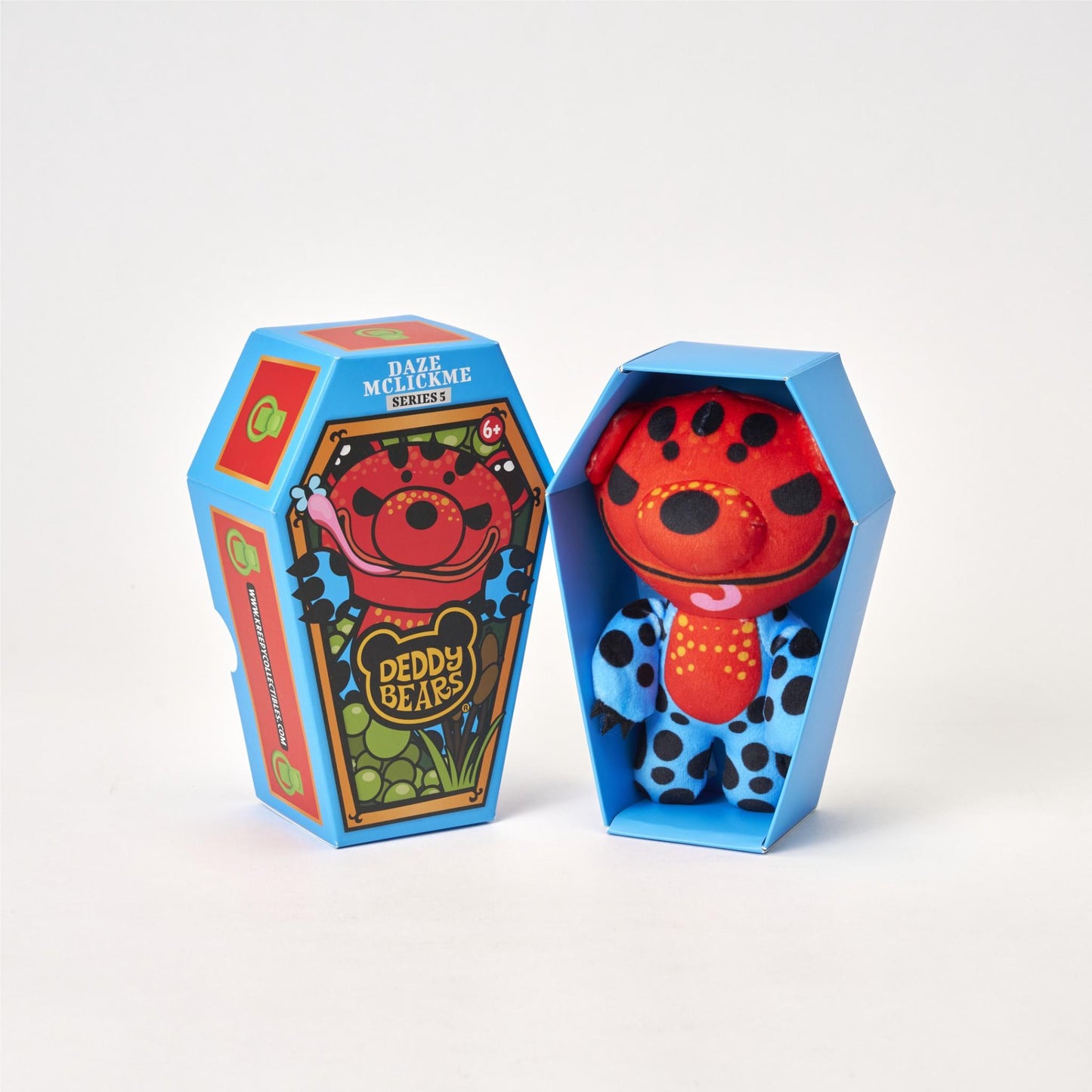 Daze McLick Me Deddy Bear Plush In Coffin