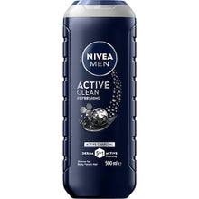 Nivea Men Active Clean 3 In 1 Shower Gel & Body Wash 500mL