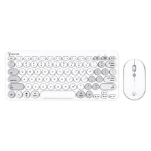 Bonelk KM-383 Wireless Compact Keyboard and Mouse Combo (White)
