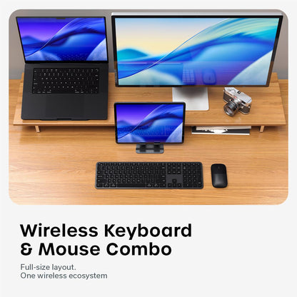Satechi Slim CEX3 Wireless Keyboard and Mouse Combo (Space Black)