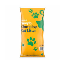 COLES SIMPLY CAT LITTER CLUMPING 4.5KG
