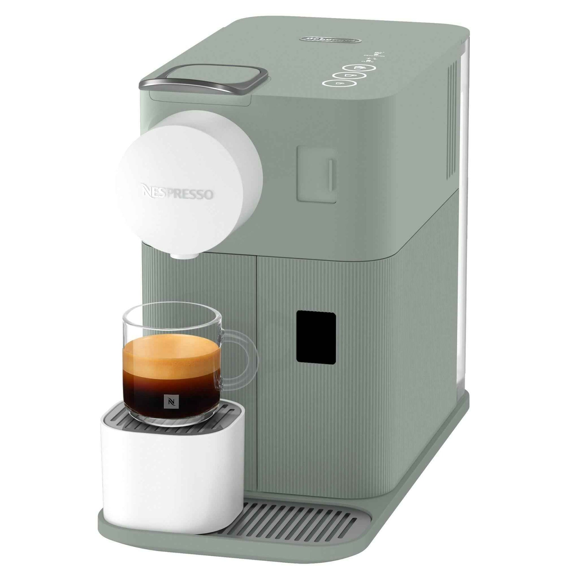 De'longhi Nespresso Lattissima One Capsule Coffee Machine (Green)